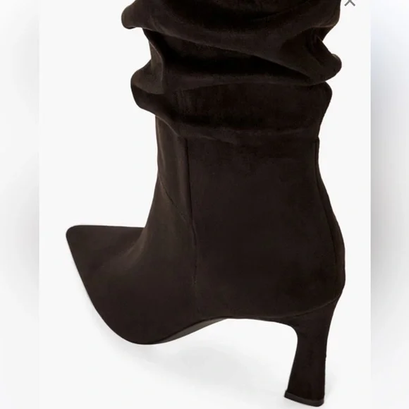 JustFab Robin Slouch Stiletto Boot Black Size 9.5 NEVER WORN - Picture 4 of 6